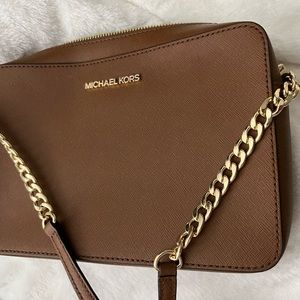 Michael kors brown crossbody bag
